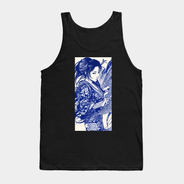 Japanische Geisha: Ästhetisches Bild der japanischen Kultur Tank Top by Pixel Vagabond